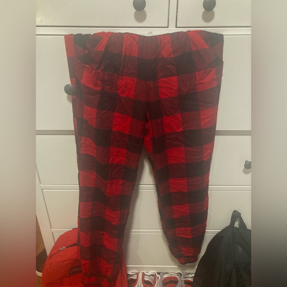 Hollister Christmas Flannel Pj Pants w/Pockets